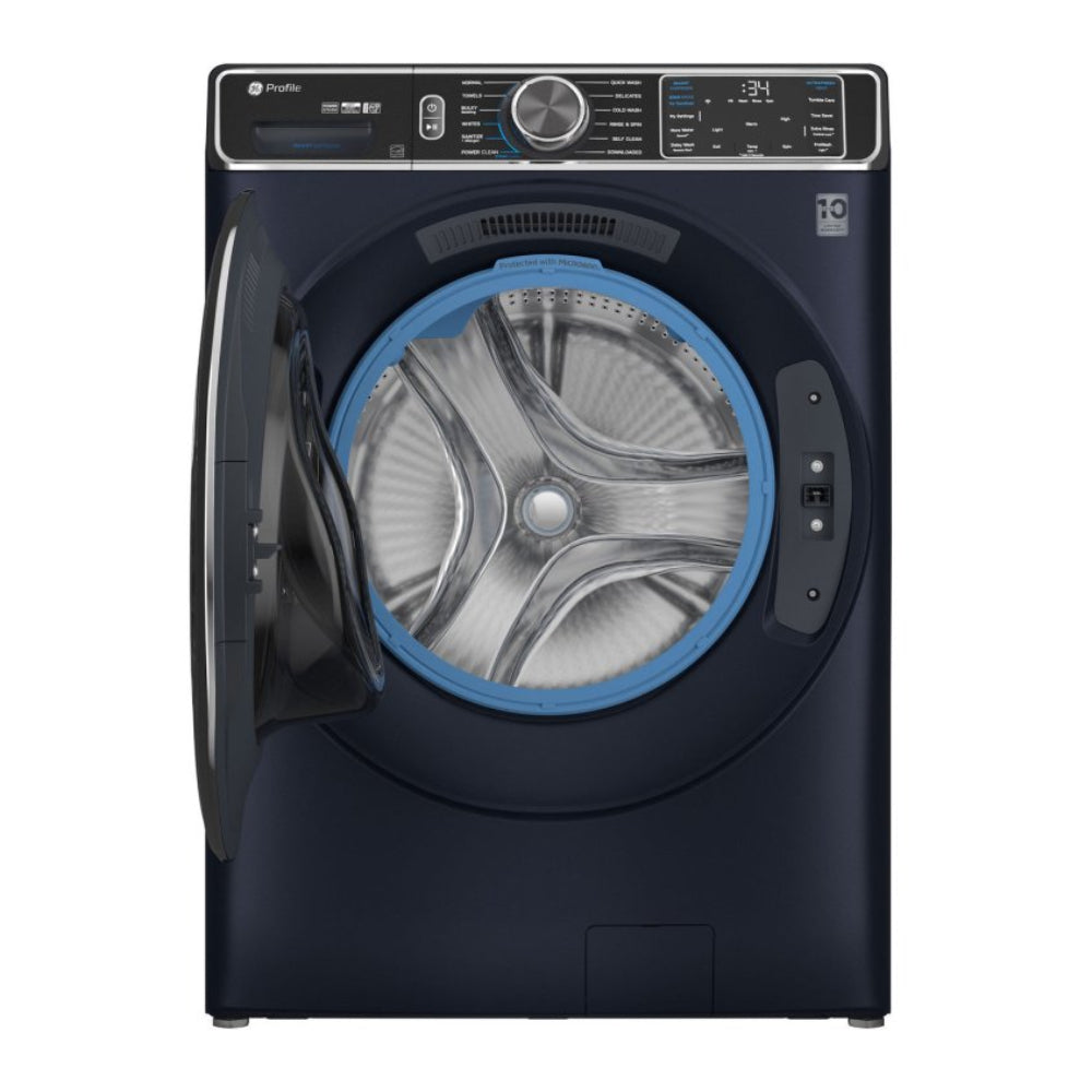 GE Profile PFW870SPVRS 5.3 cu. ft. Smart Front Load Washer with UltraFresh Vent System+ with OdorBlock - Blue