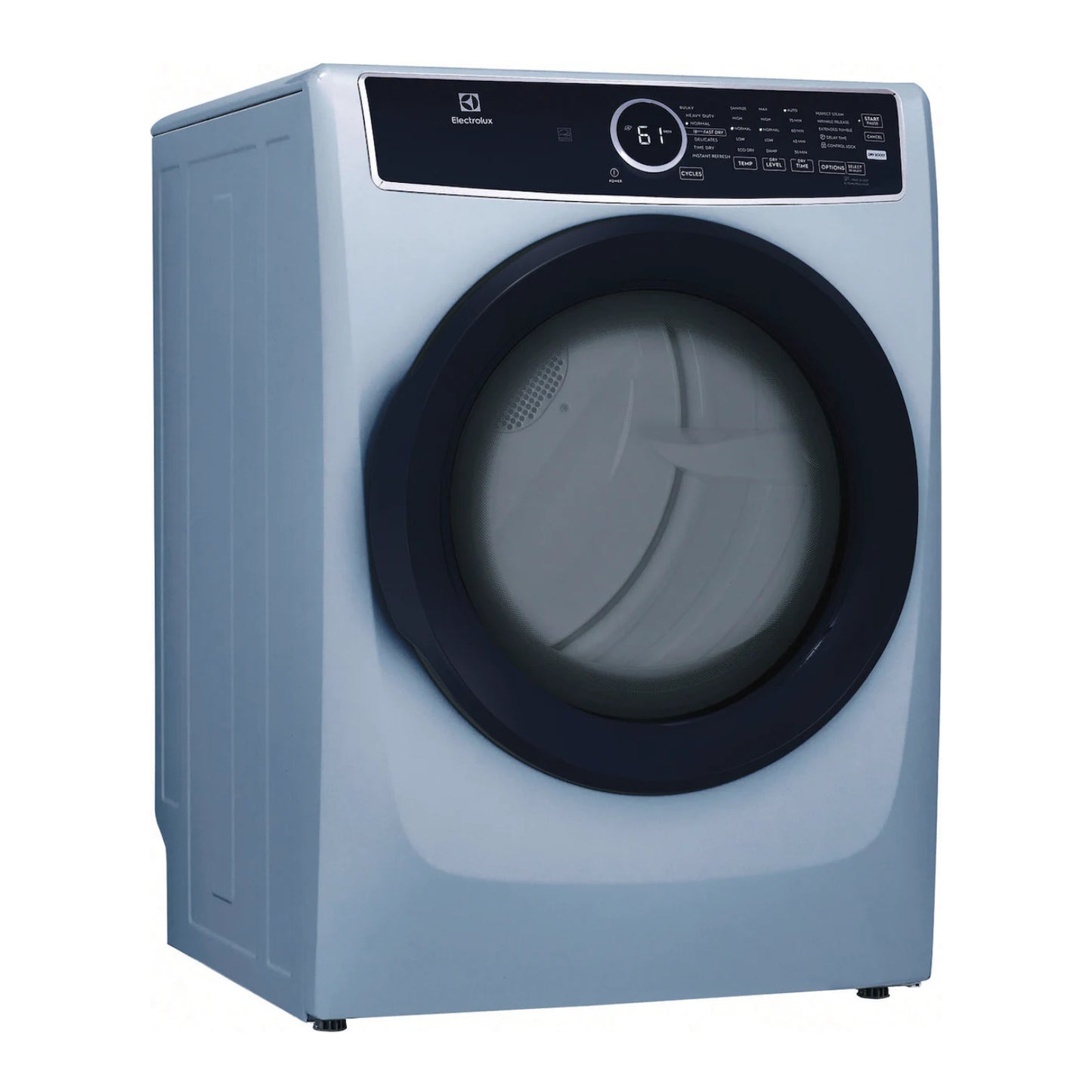 Electrolux ELFE7437AG 8.0 cu.ft. Vented Front Load Electric Dryer - Stackable with Steam and Instant Refresh - Glacier Blue