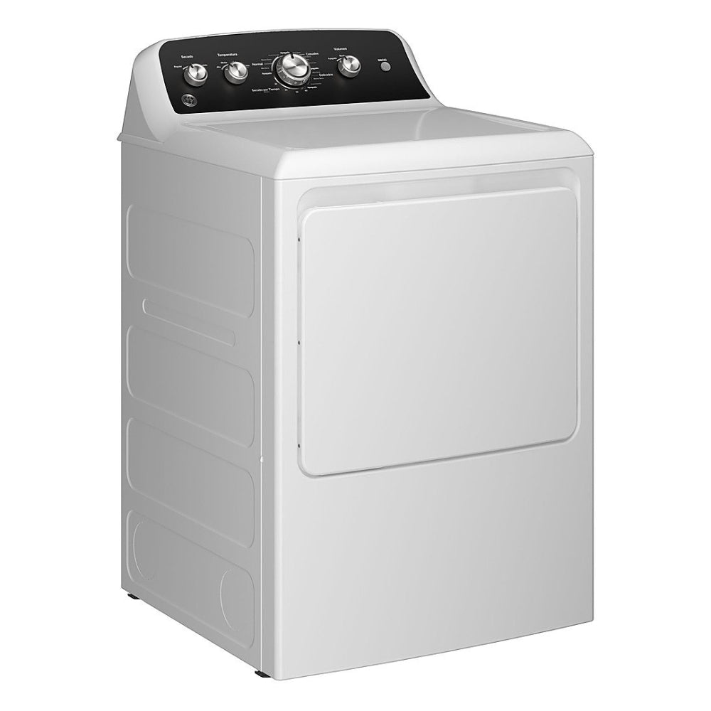 GE ETD48GASWWB 7.2 cu. ft. Gas Dryer with Spanish Panel - White