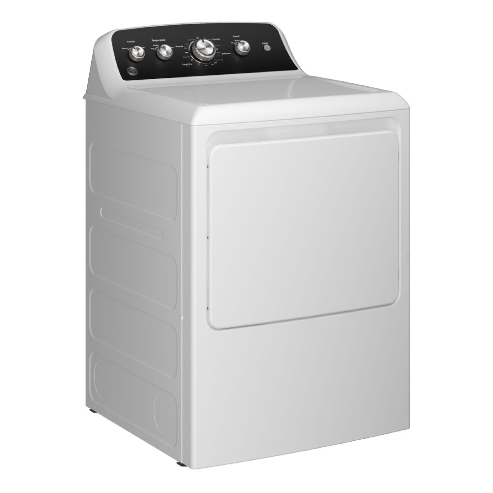 GE GTD48GASWWB 7.2 cu. ft. Front Load Gas Dryer with Up To 120 ft. Venting - White