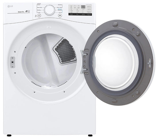 LG DLG3401W 7.4 cu. ft. Front Load Gas Dryer with Sensor Dry - White - Curacao