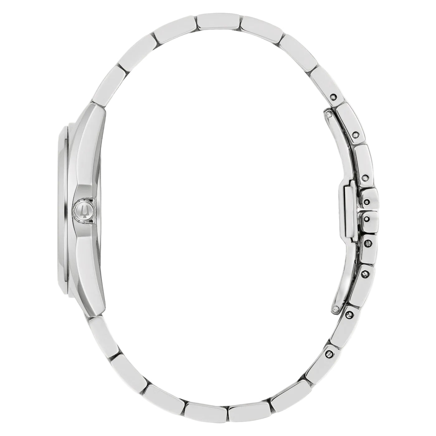 Reloj de pulsera dorado para mujer Bulova Surveyor de 31 mm con esfera blanca