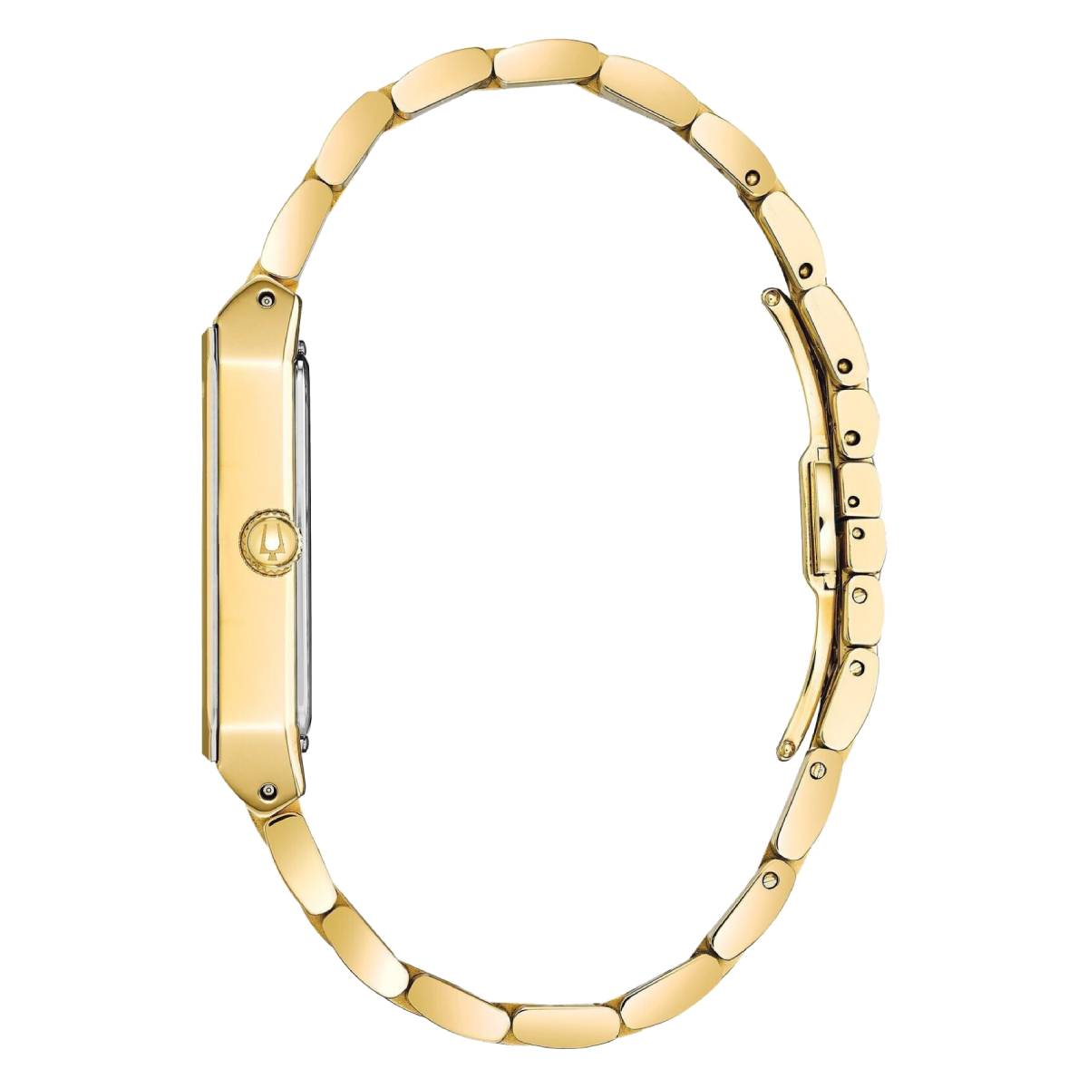 Citizen L Mae Women's 29.5mm Eco Drive Stainless Steel Gold Tone Bracelet Watch - White Dial