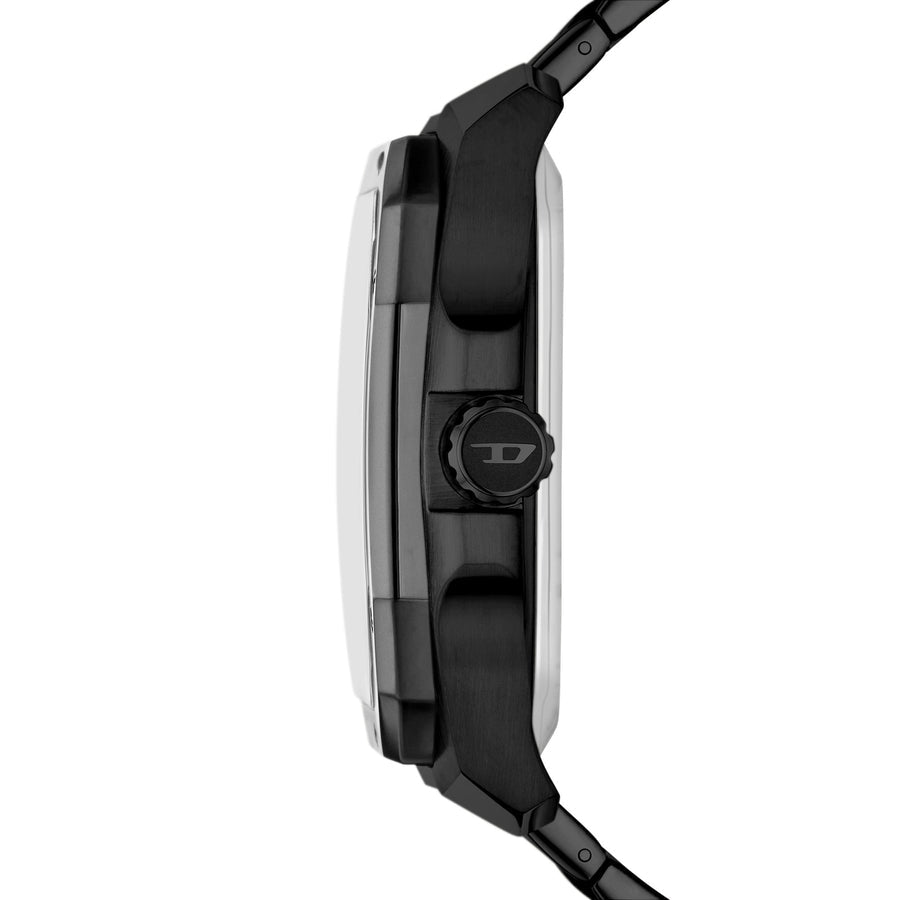 Diesel Flayed Men's 47mm Automatic Stainless Steel Bracelet Watch - Black