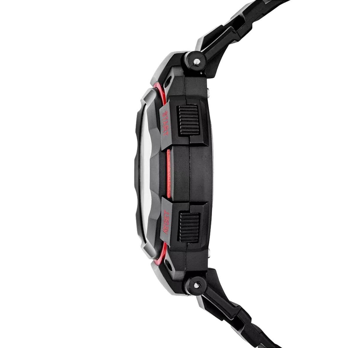 Skechers Ruhland Men's 45mm Digital Black Strap Watch