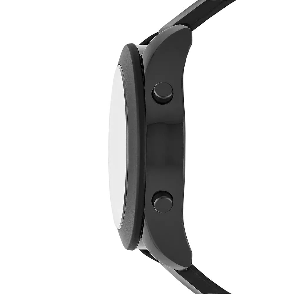 Reloj digital Skechers Rosencrans para hombre, correa multicolor, 46 mm, esfera negra