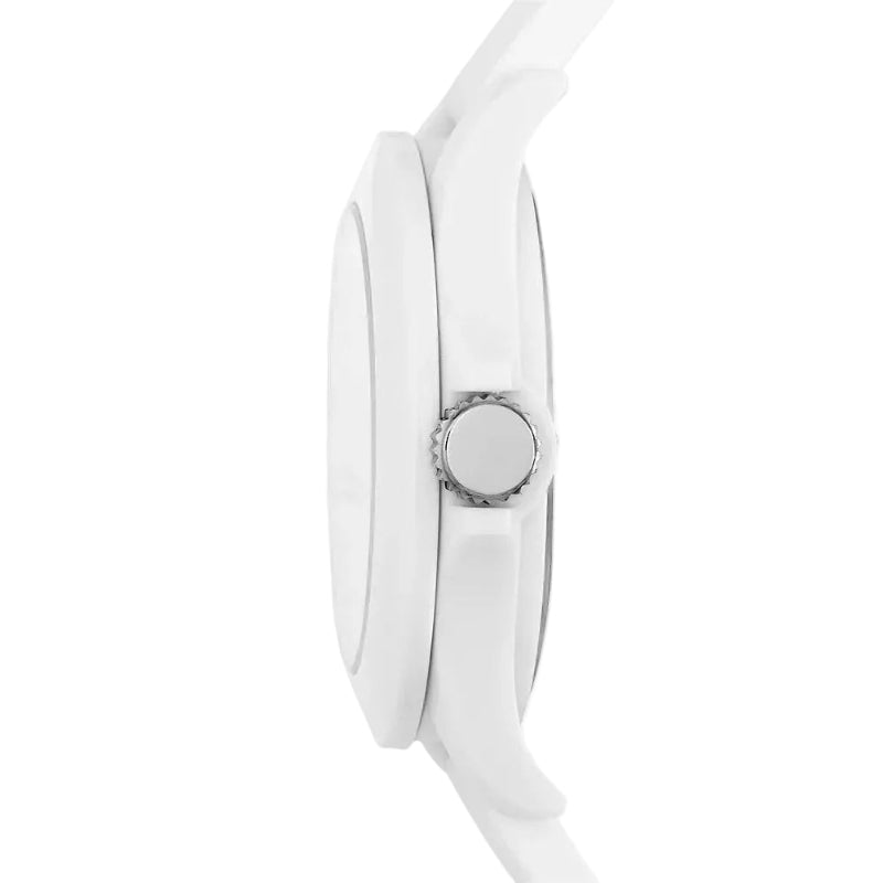 Reloj analógico Skechers Rosencrans para hombre, correa de 40 mm, con detalles multicolor, color blanco