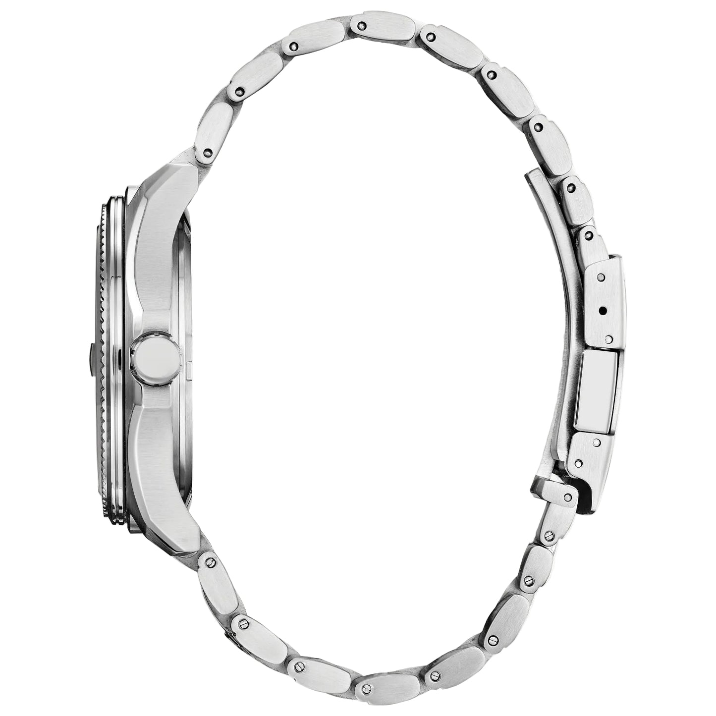 Citizen Corso Men's 42mm Eco-Drive Ring Stainless Steel Bracelet Watch - Black Dial