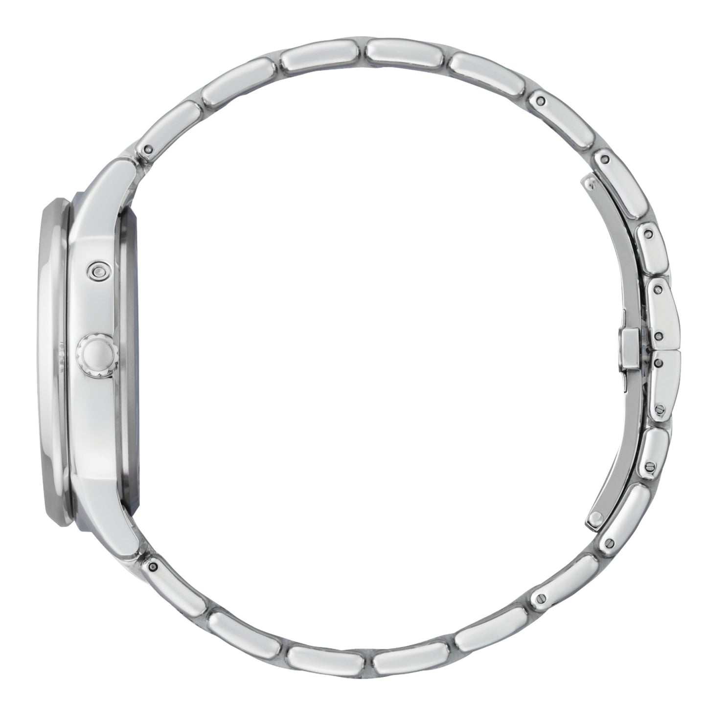 Citizen Calendrier Women's 37mm Eco Drive Stainless Steel Silver Tone Bracelet Watch - Blue Dial