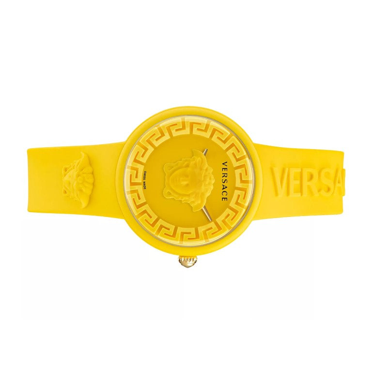 Versace Medusa Women's 39mm Quartz Silicone Strap Watch