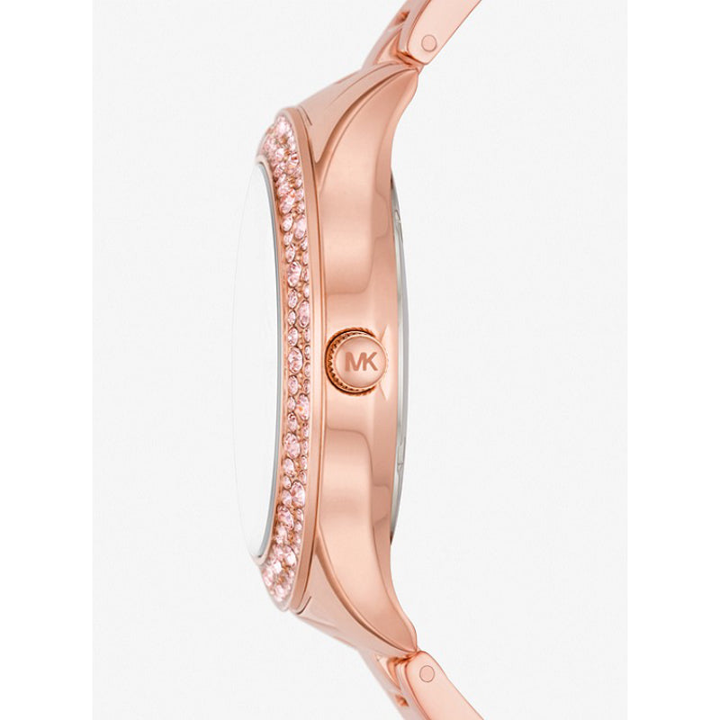 Michael Kors Liliane Women's 36mm Quartz Stainless Steel Bracelet Watch - Pink