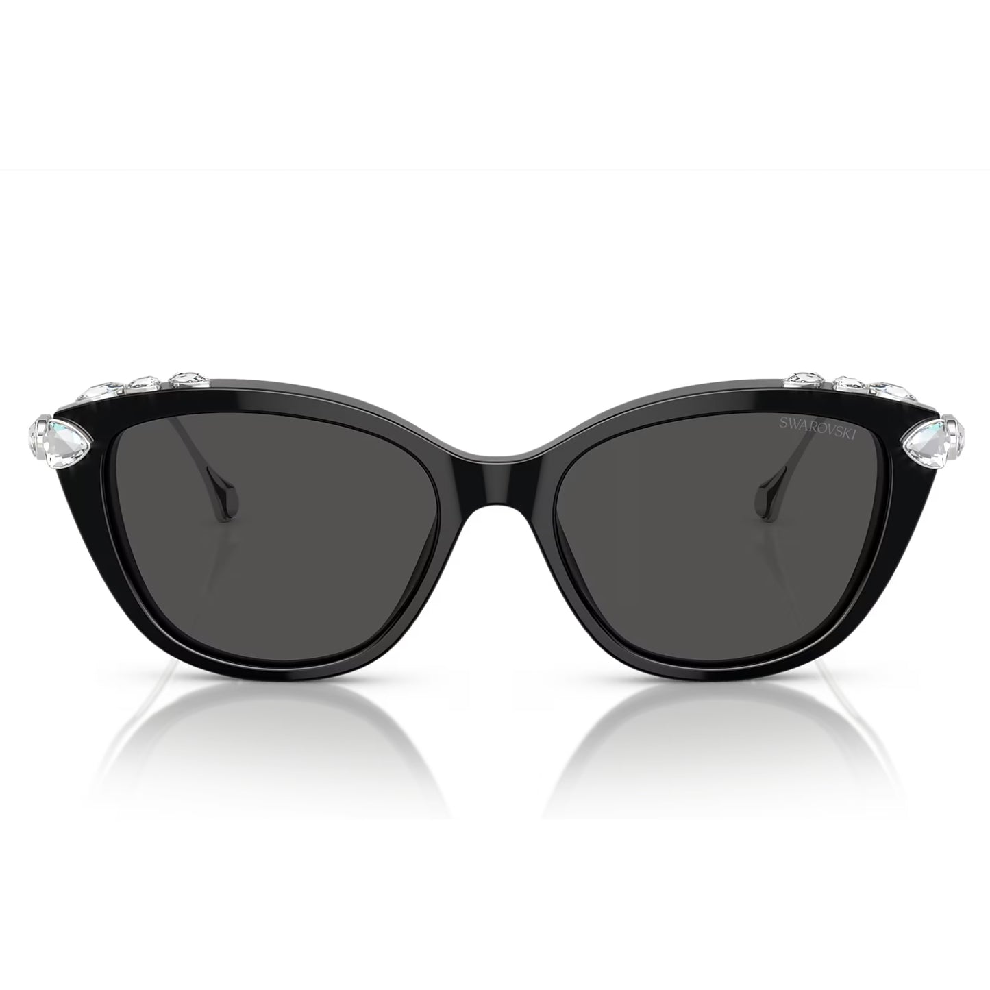 Swarovski Women's SK6010103887 Cat Eye Solid Color Sunglasses