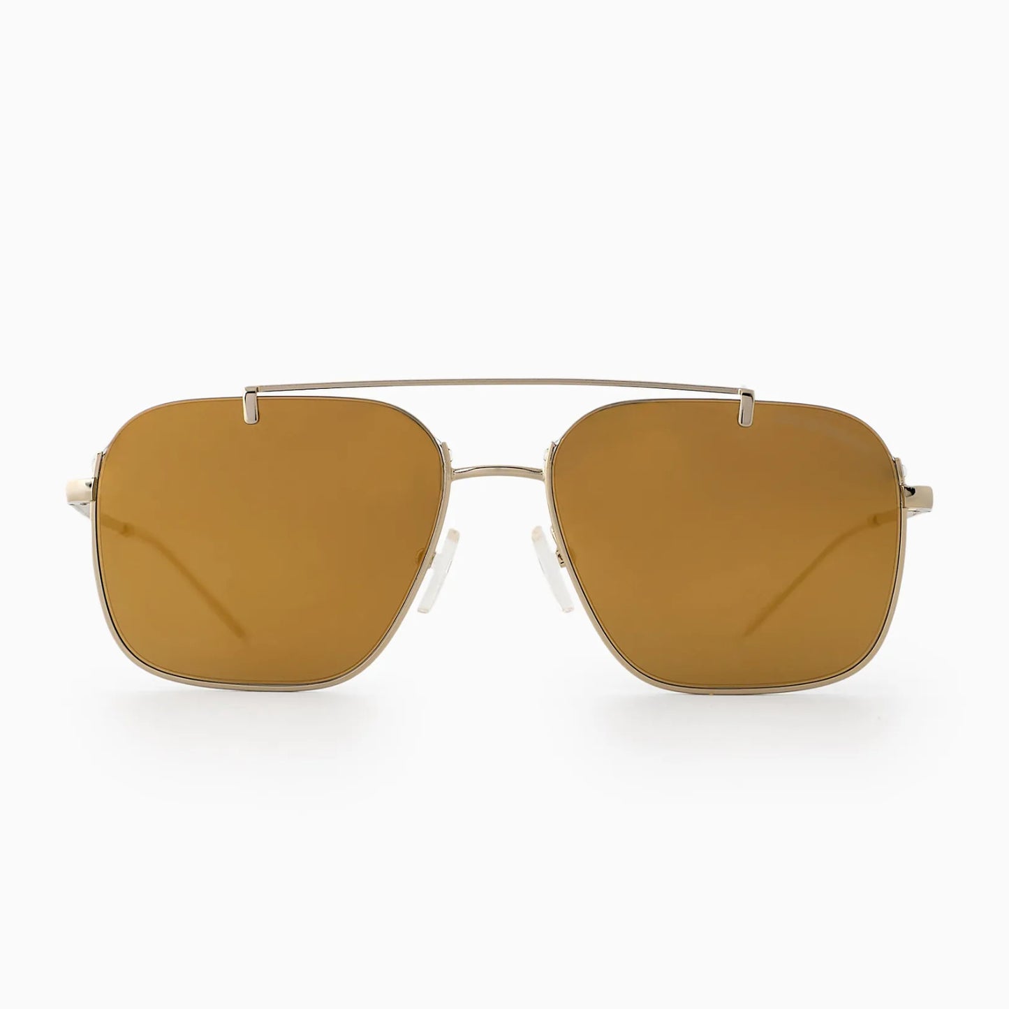 Emporio Armani Men's EA2145 Rectangle Mirrored Sunglasses
