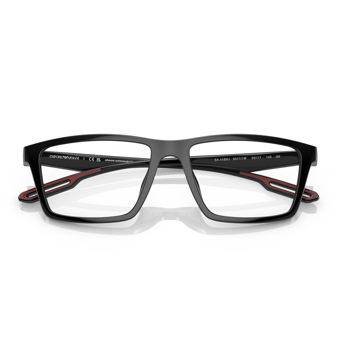 Anteojos rectangulares Emporio Armani EA4189U para hombre