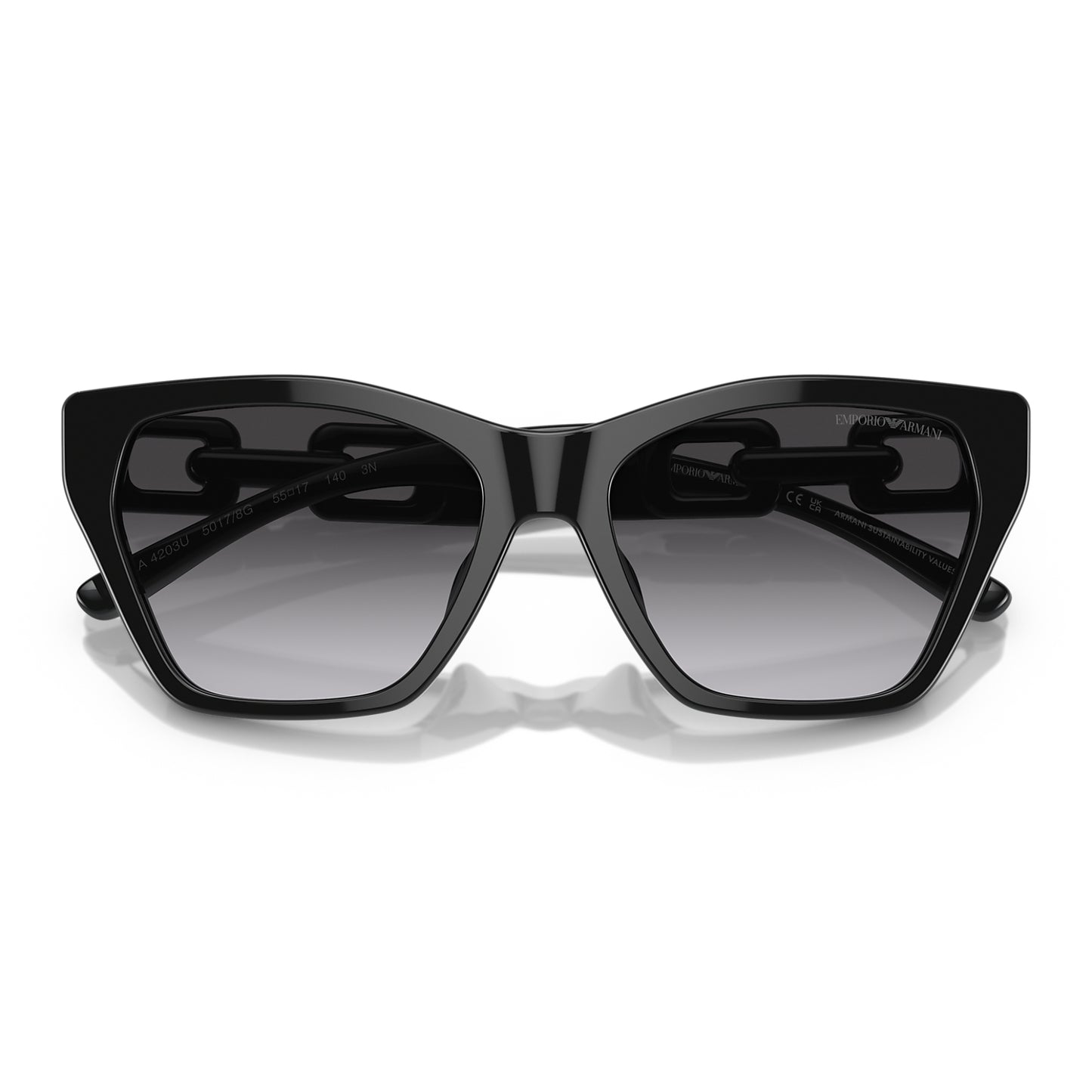 Emporio Armani Women's EA4203U Cat Eye Gradient Sunglasses