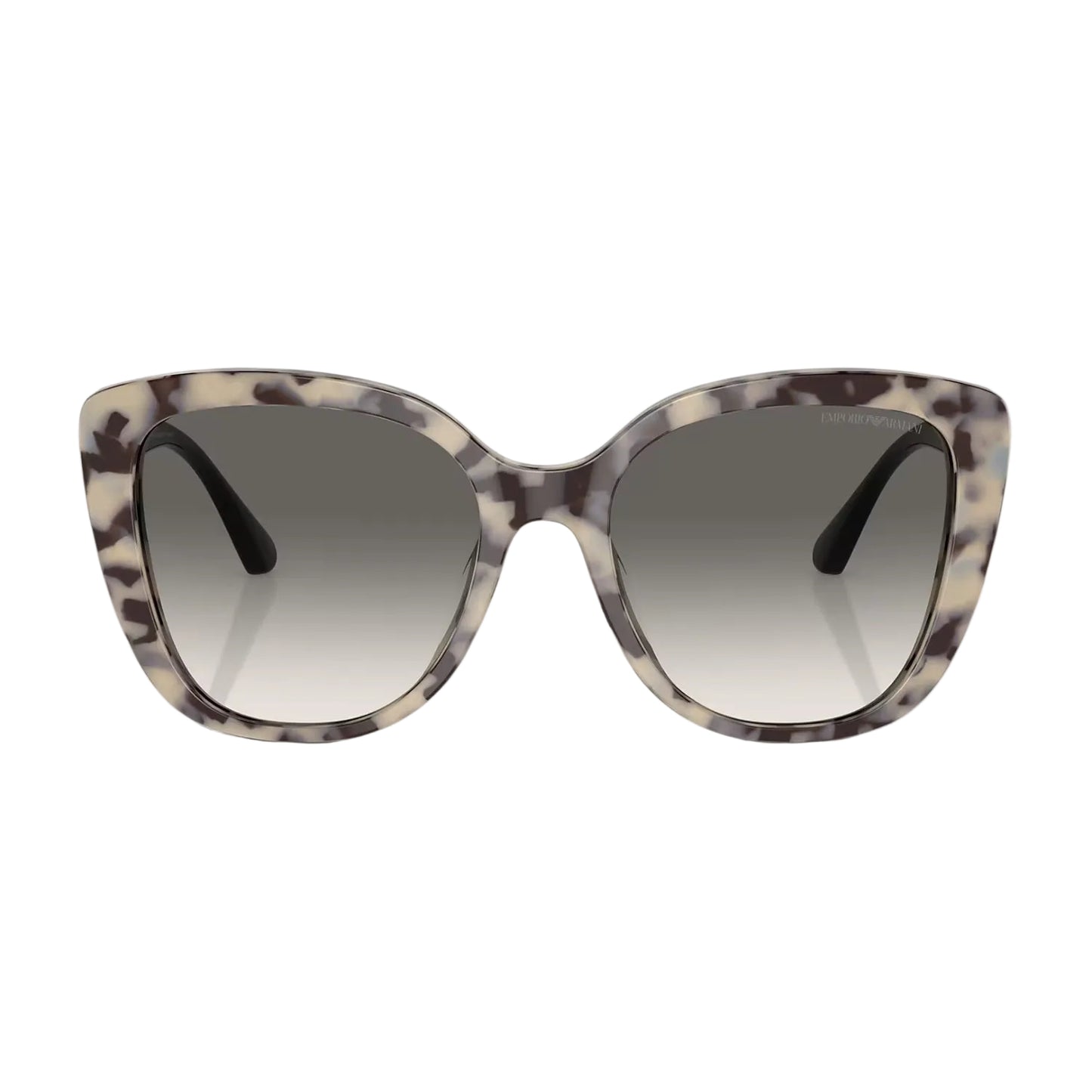 Emporio Armani Women's EA4214U Butterfly Gradient Sunglasses - Shiny Havana Cream/Gray Gradient