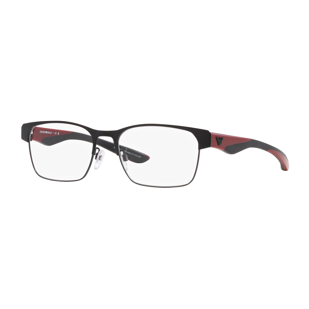 Anteojos rectangulares Emporio Armani EA1141 para hombre