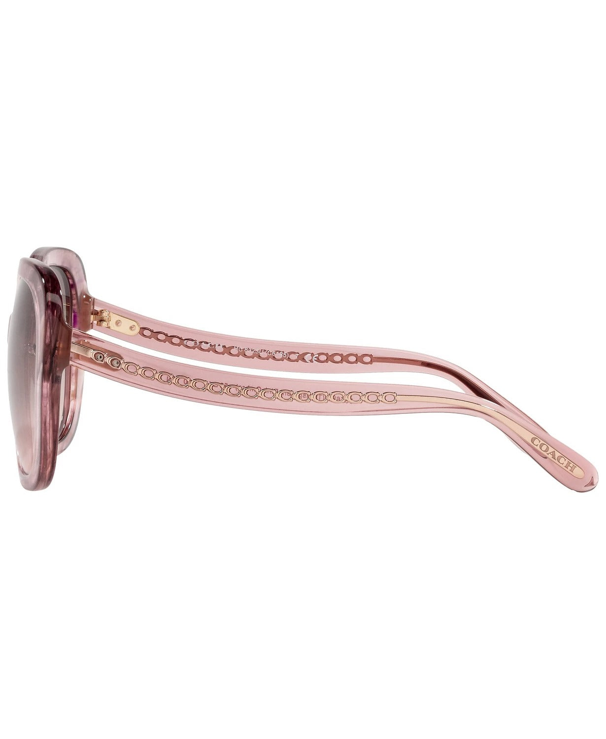 Coach 0HC8323U Ombre Sunglasses - Transparent Pink