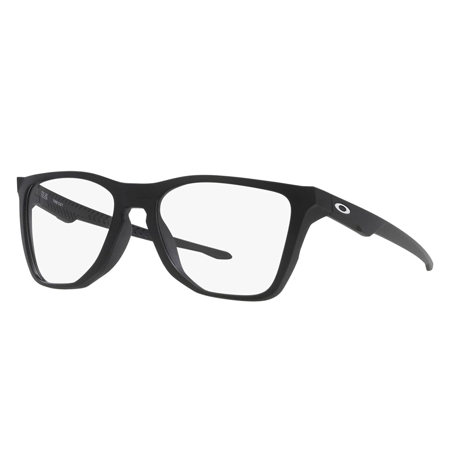 Oakley The Cut Men's Square Eyeglasses, Stain Black