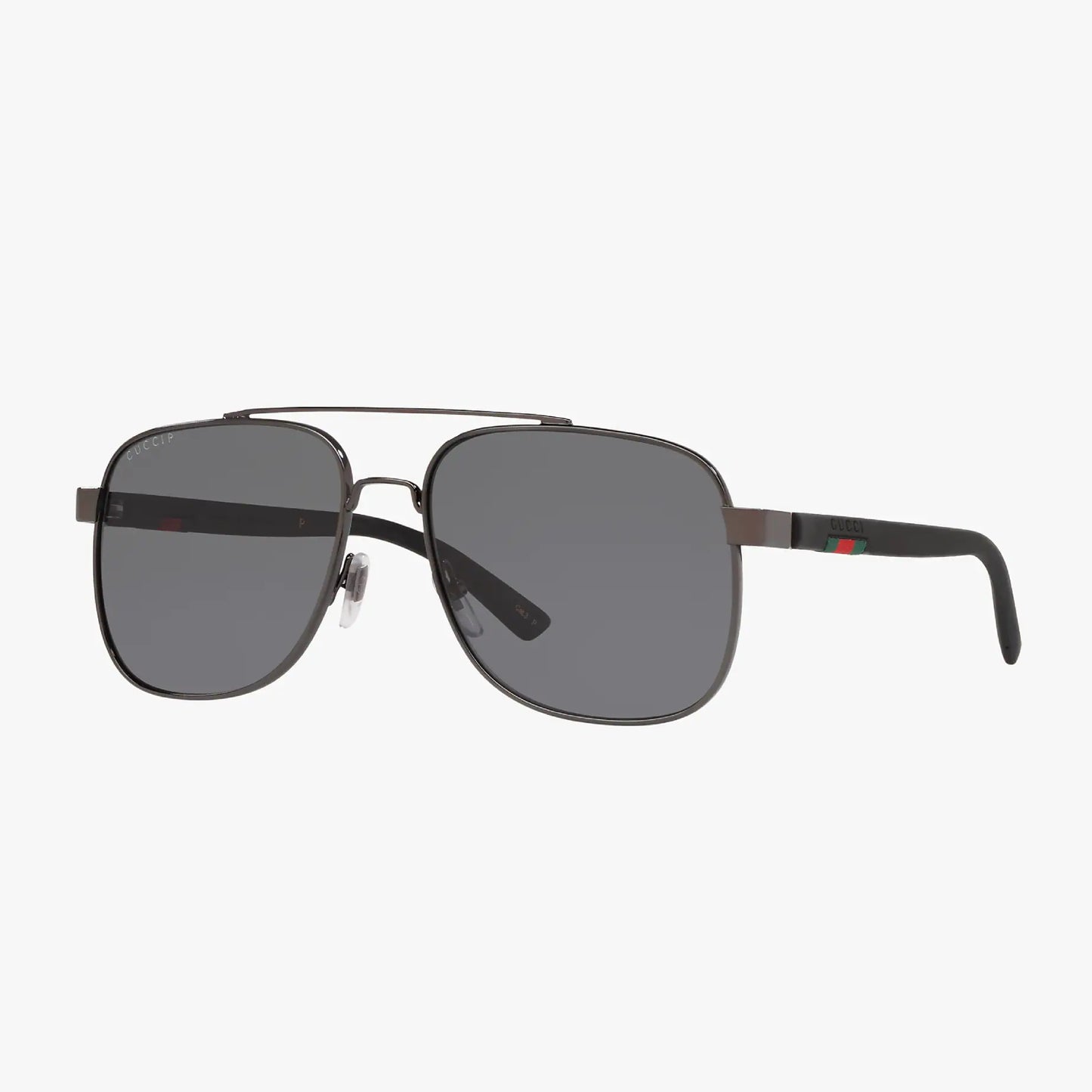 Gafas de sol de color liso irregulares GG0422S para hombre de Gucci