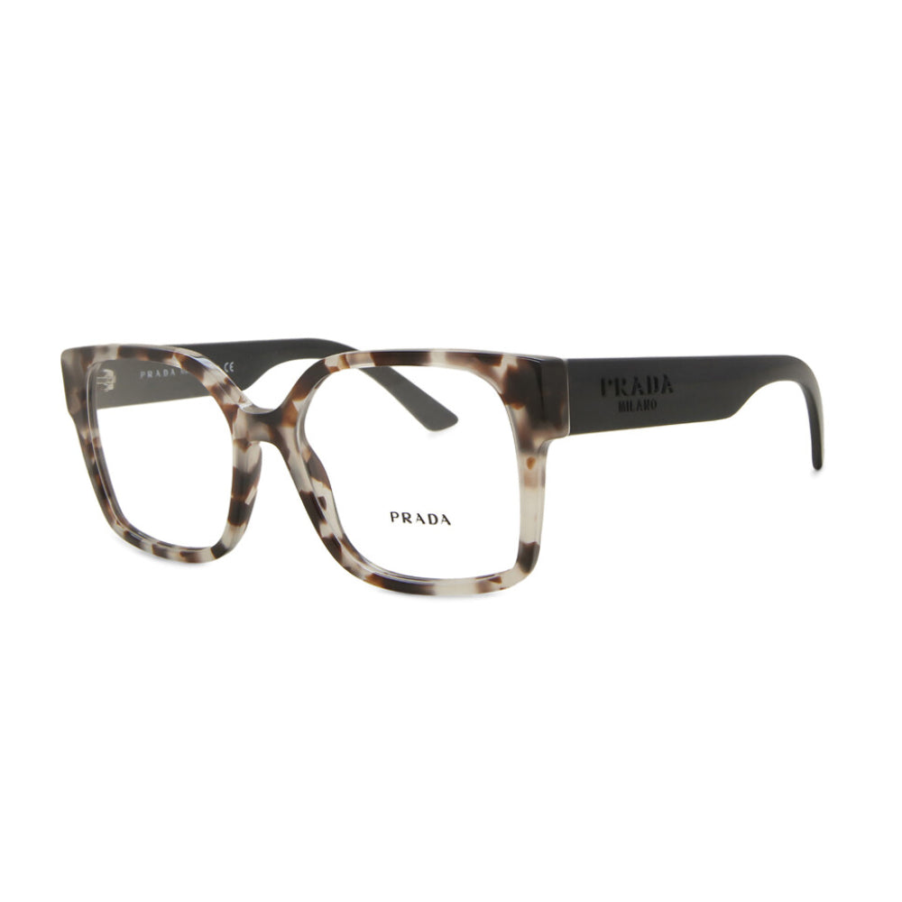 Prada Women's Rectangle Eyeglasses, Orchid Tortoise