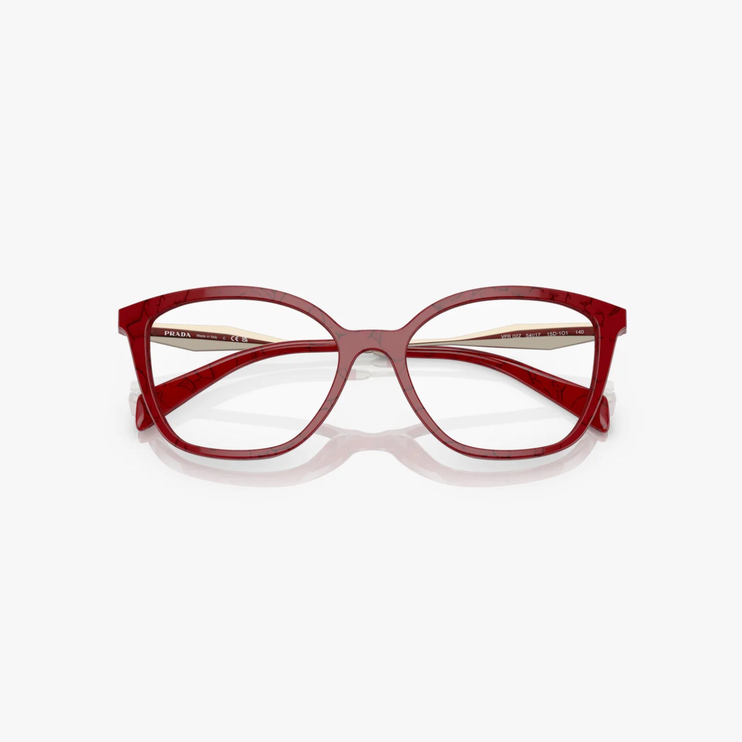 Gafas de sol Prada para mujer con diseño de mariposa, mármol etrusco