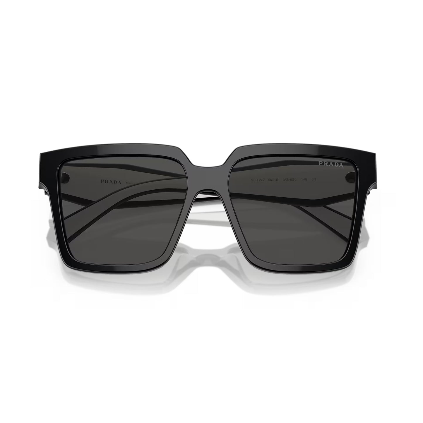 Gafas de sol cuadradas para mujer Prada, gris oscuro