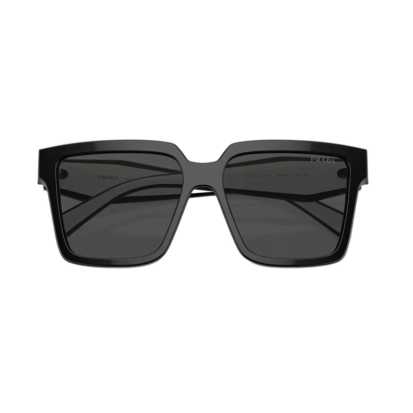 Gafas de sol cuadradas para mujer Prada, gris oscuro