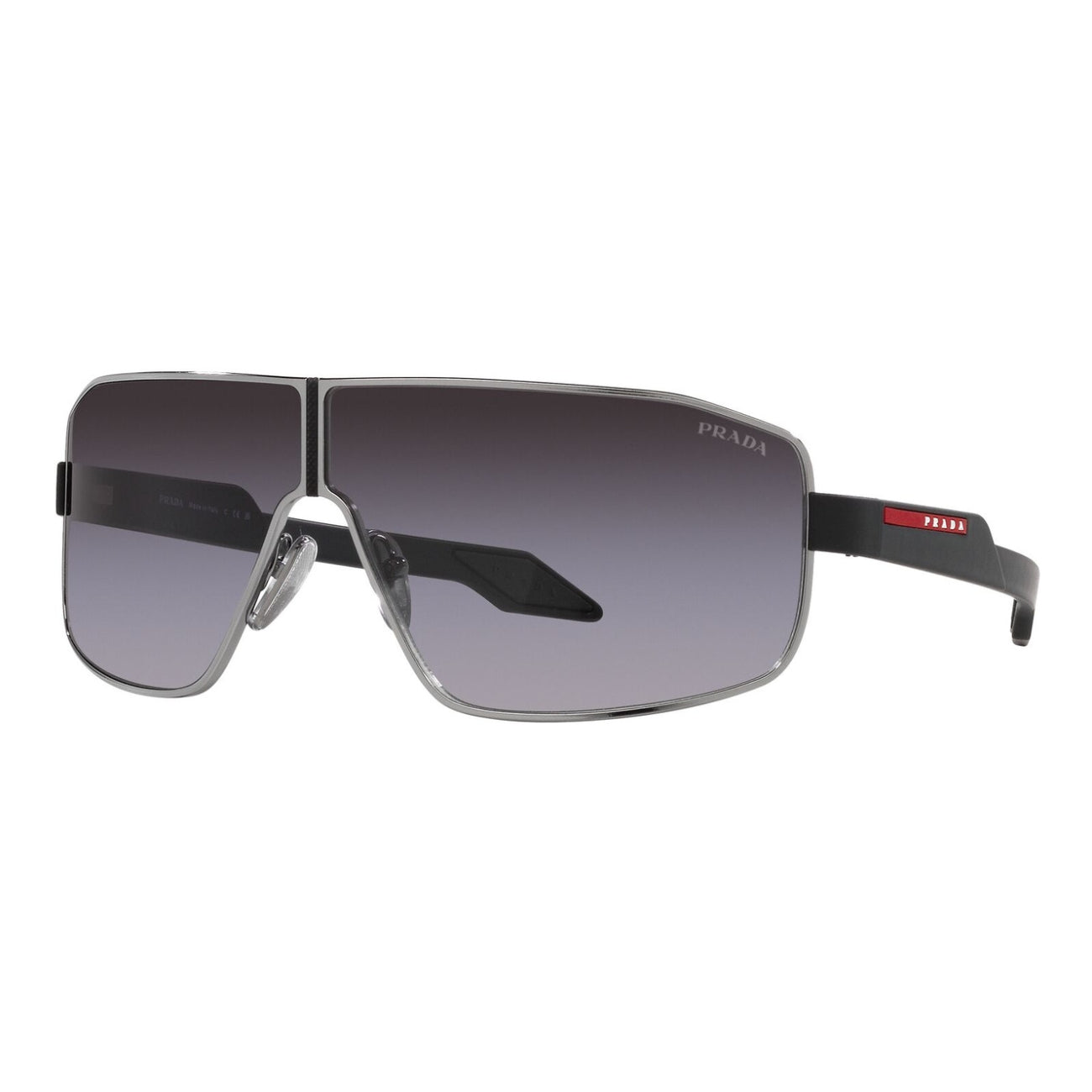 Gafas de sol estilo aviador Prada para hombre, en degradado gris