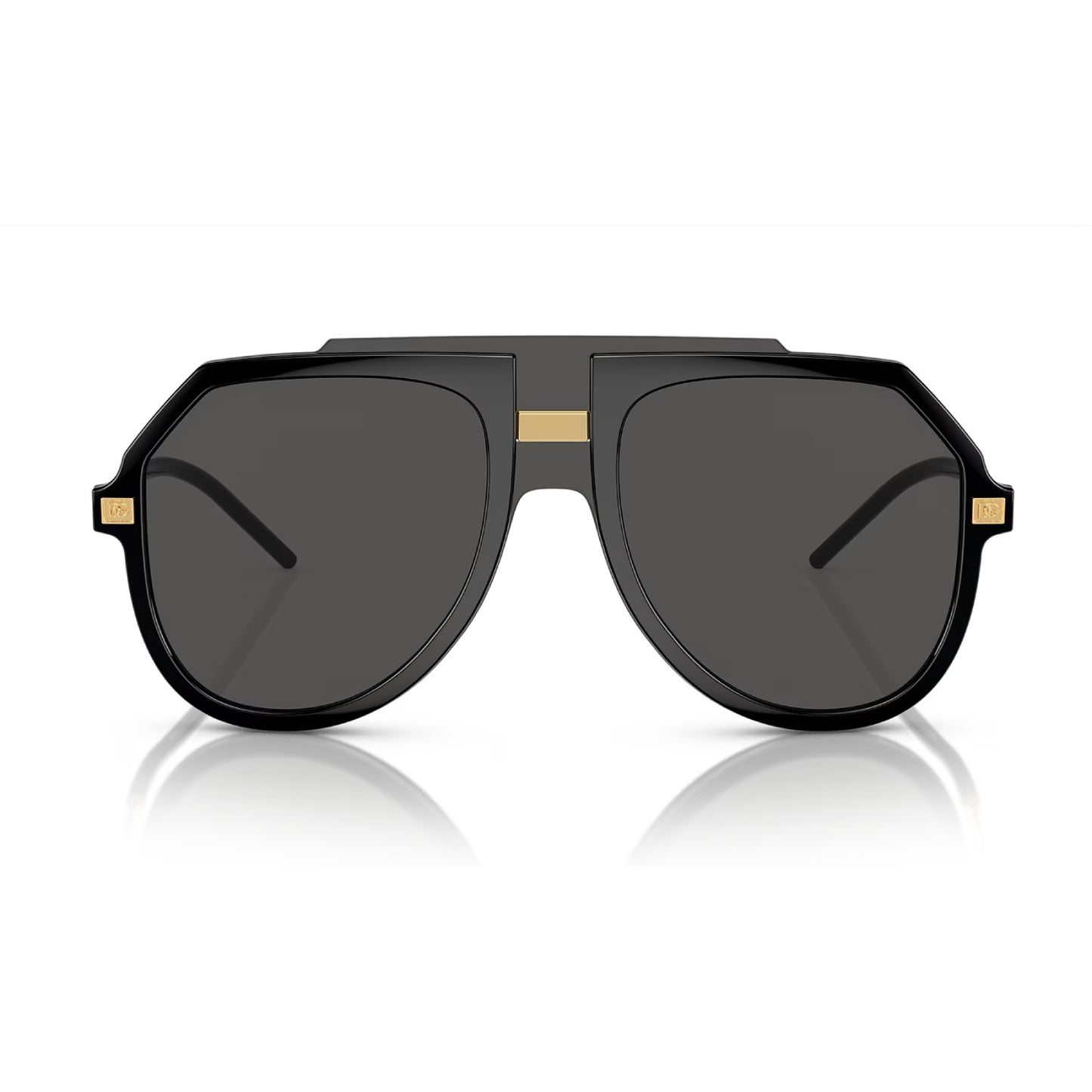 Gafas de sol de color liso estilo piloto DG6195 de Dolce & Gabanna para hombre