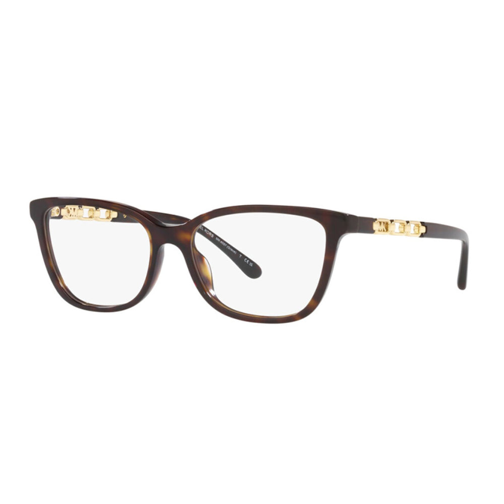 Gafas de sol cuadradas Michael Kors Grave para mujer, color tortuga oscura