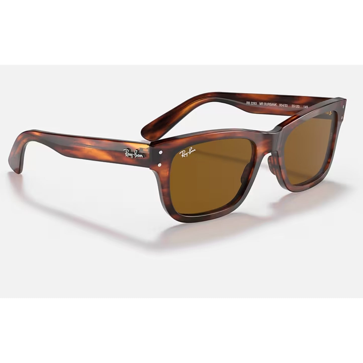 Gafas de sol Ray-Ban RB2283 Mr. BuRBank rectangulares clásicas de acetato B-15 para hombre