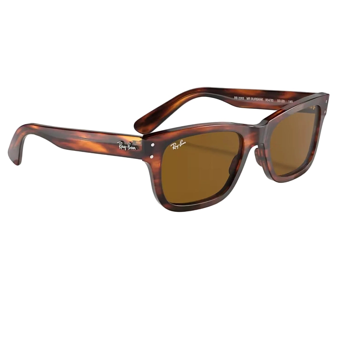 Gafas de sol Ray-Ban RB2283 Mr. BuRBank rectangulares clásicas de acetato B-15 para hombre