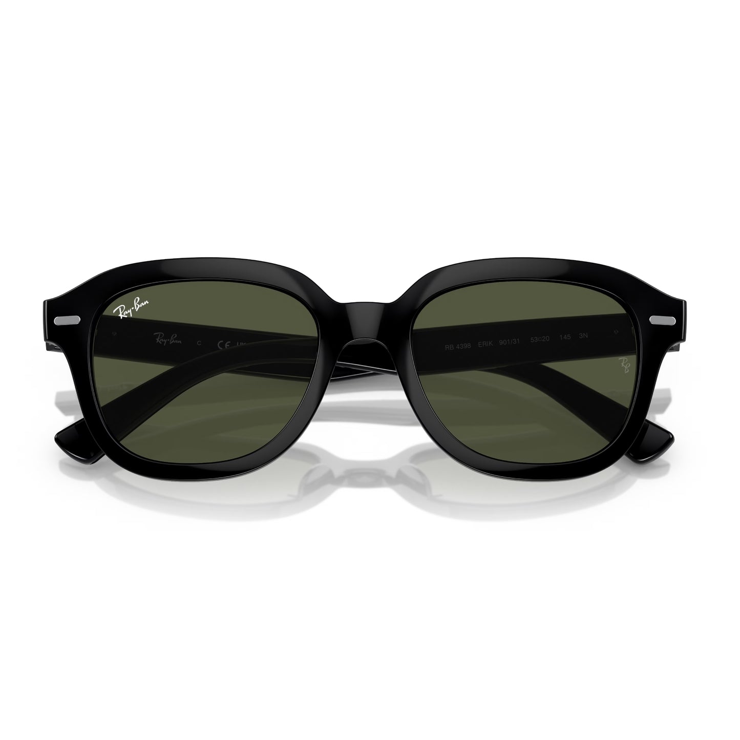 Gafas de sol unisex clásicas Ray-Ban Erik RB4398 cuadradas