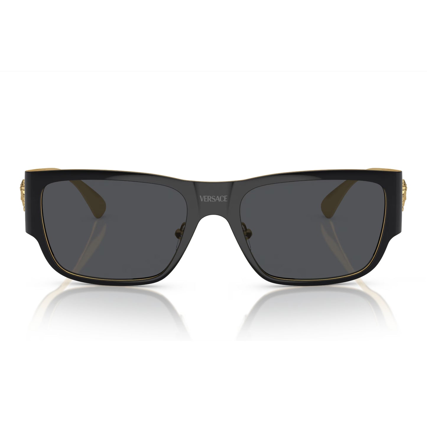 Gafas de sol cuadradas de color liso VE2262 para hombre de Versace