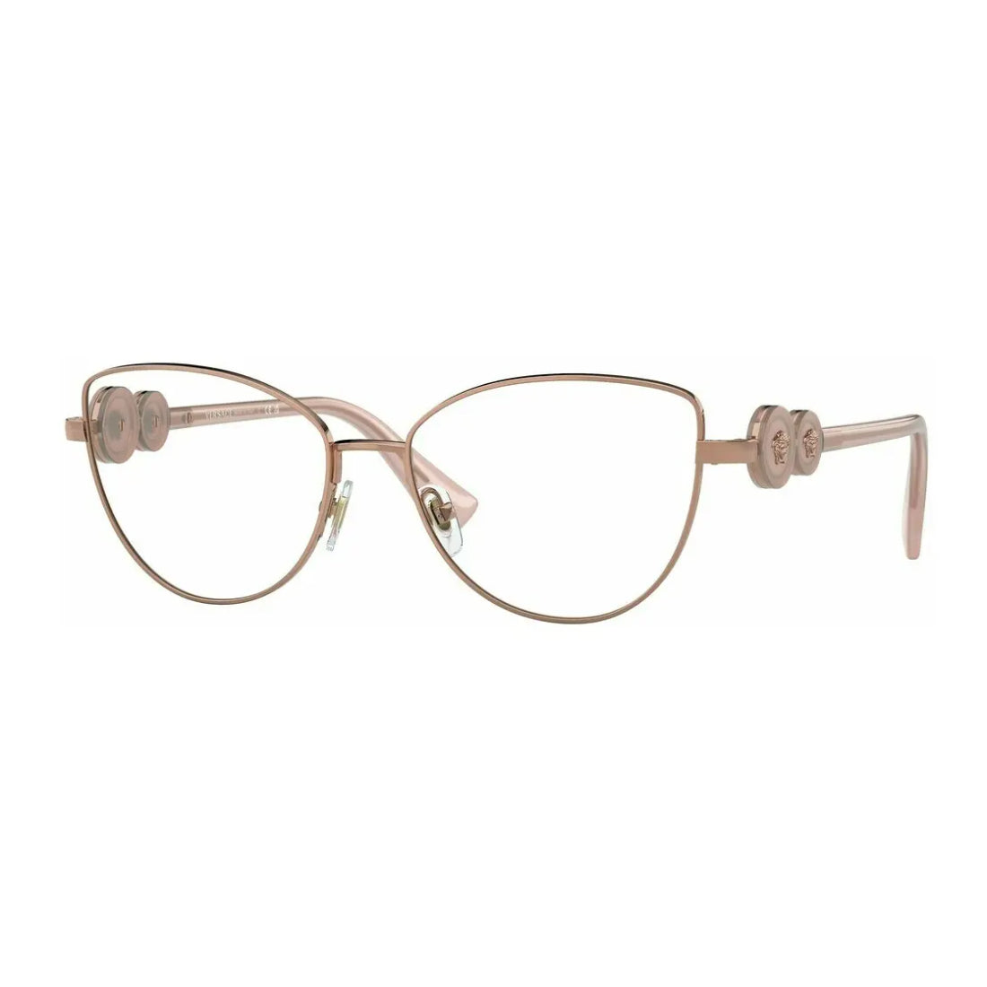 Versace Women's Cat Eye Eyeglasses, Rose Gold