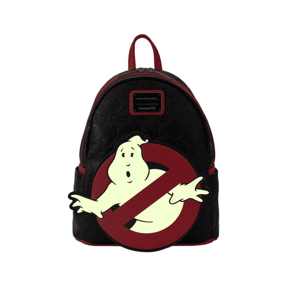 Mochila mini con logo de los Cazafantasmas que brilla en la oscuridad de Loungefly