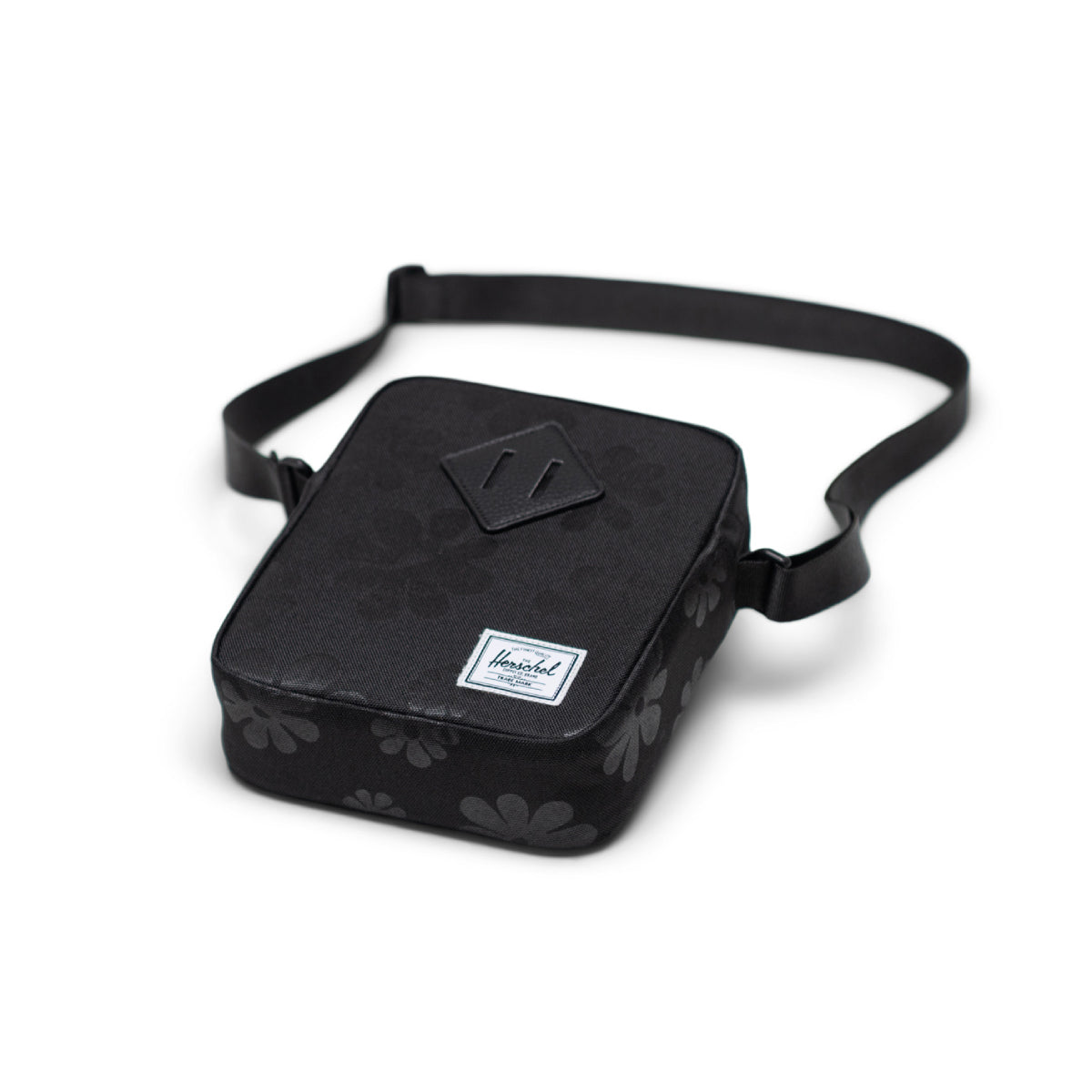 Herschel Heritage Crossbody Bag - Black Floral Sun