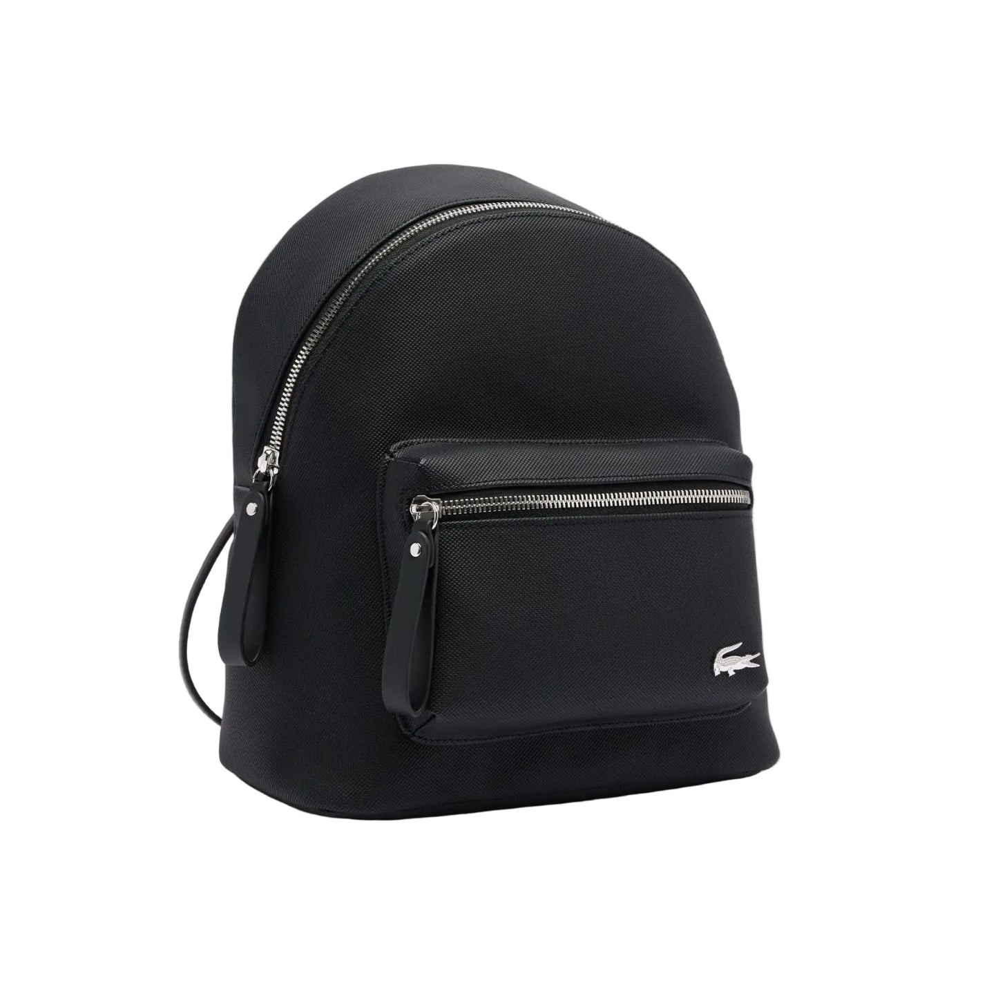 Lacoste Piqué-Effect Canvas Backpack - Black