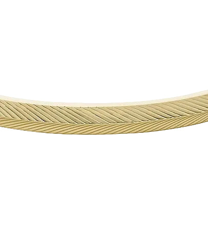 Fossil Harlow Linear Women's Stainless Steel Bangle Bracelet in Gold Tone