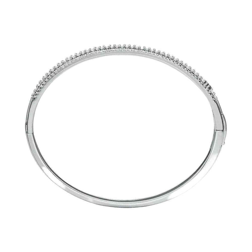 Pulsera de mujer Michael Kors con circonita cúbica cónica en forma de baguette y pavé en plata de ley