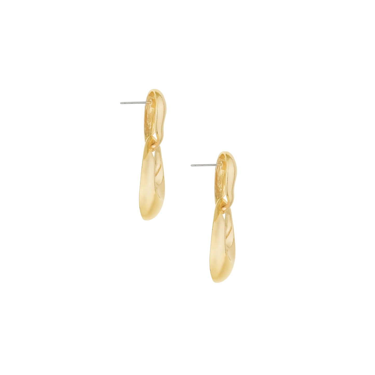 Ettika Infinity Women's 18k Gold Plated Earrings