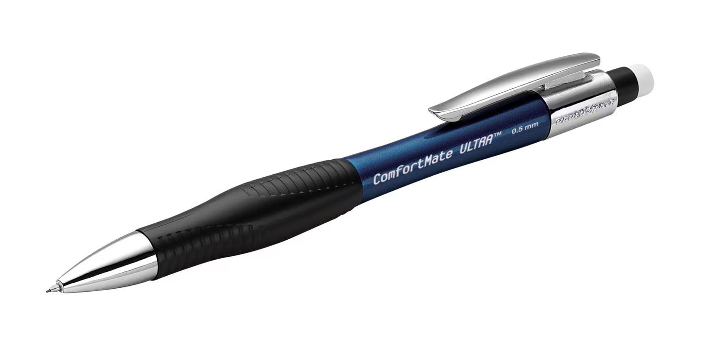 Lápiz mecánico Paper Mate Comfort Mate Ultra de 0,5 mm (juego de 2), rojo y azul