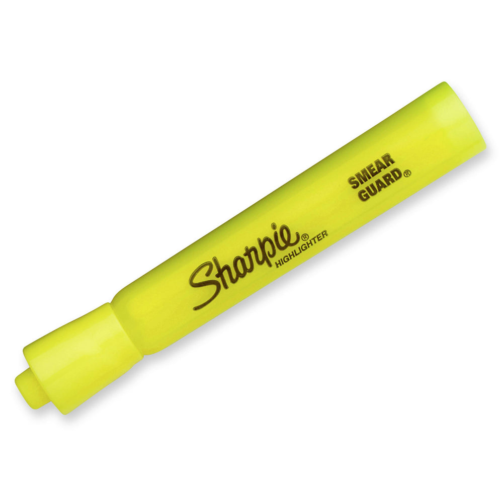 Marcadores fluorescentes Sharpie con punta biselada (juego de 4) - Amarillo