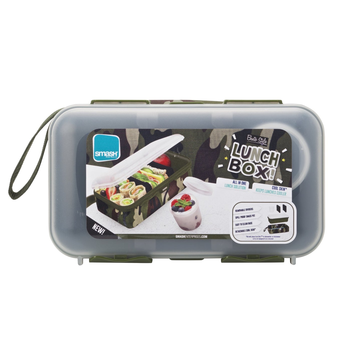 Smash All-in-One Bento Lunch Box - Camo