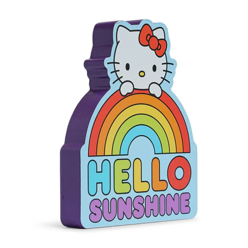 Sanrio Hello Kitty Rainbow Die-Cut Wooden Wall Art Sign