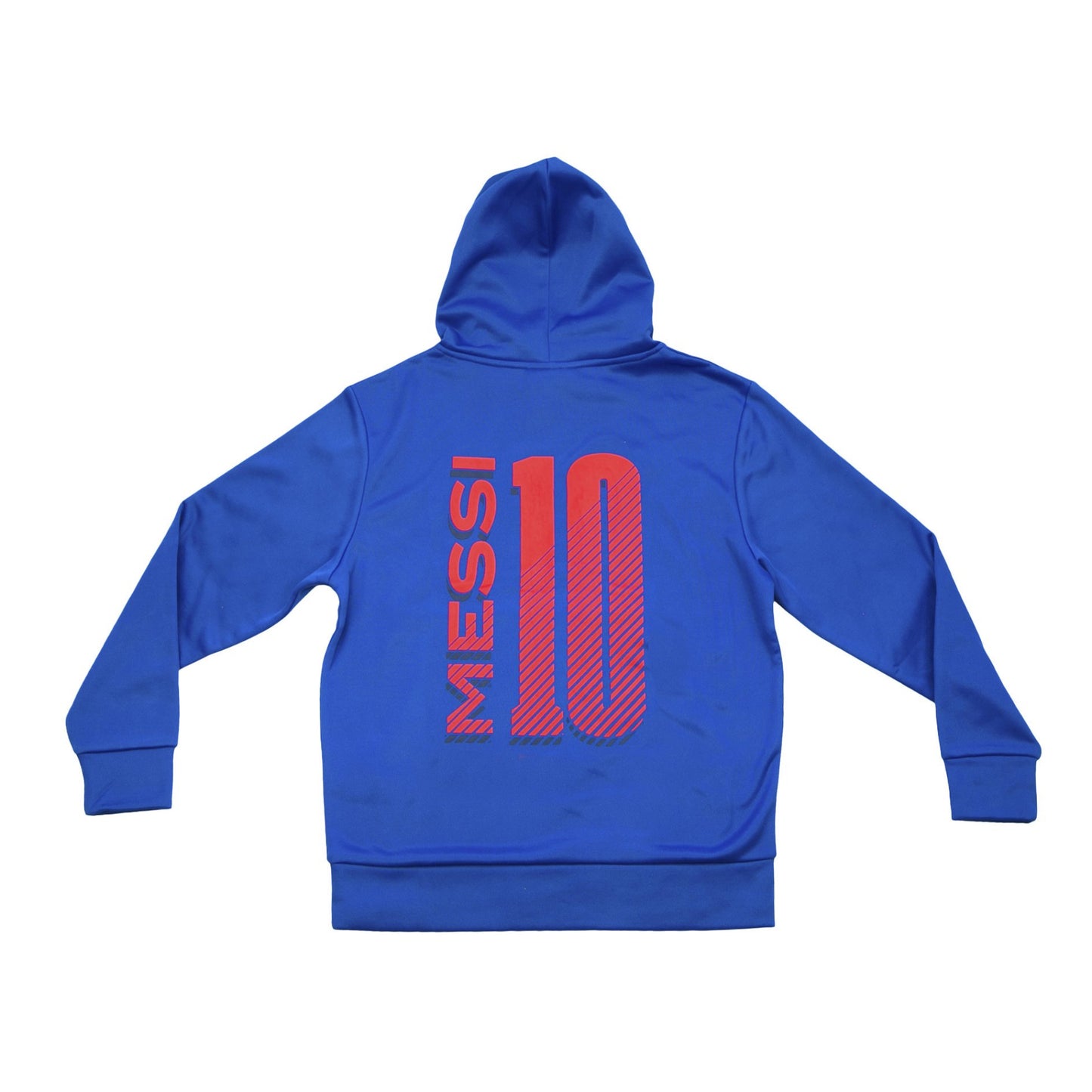 Icon Sport FC Barcelona Messi Youth Large Hyper Outline Pullover Hoodie - Blue