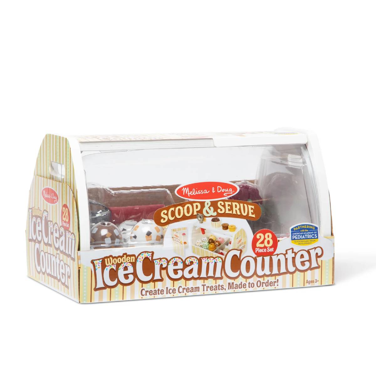 Melissa & Doug Scoop & Serve Ice Cream Counter (28- Pieces)