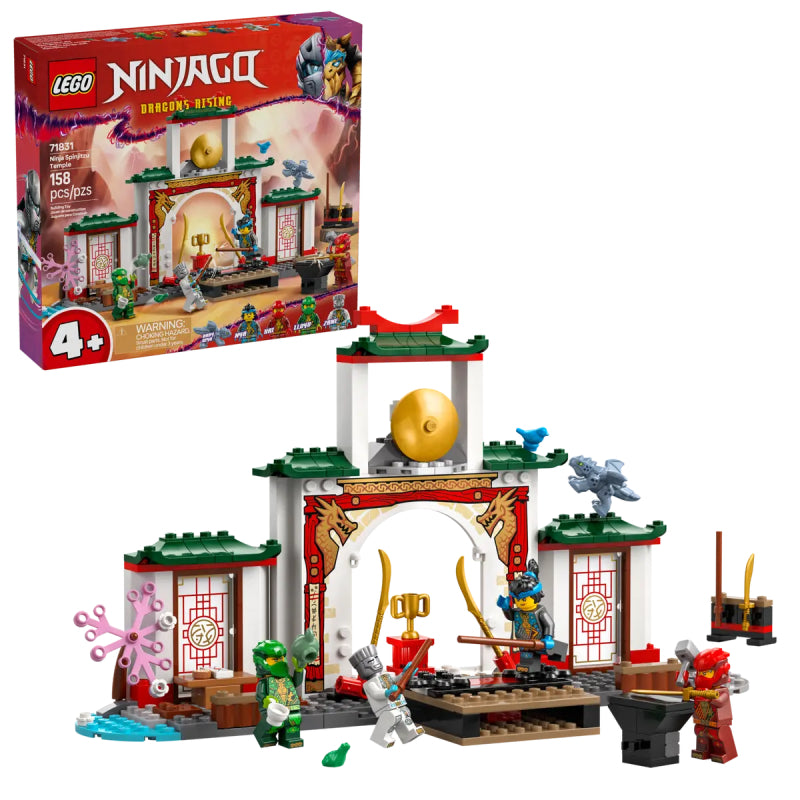 LEGO NINJAGO Ninja Spinjitzu Temple Building Toy Set (158-Pieces)
