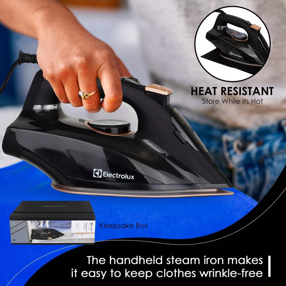 Electrolux LX-1700 Essential Iron with powerful burst of steam - Black